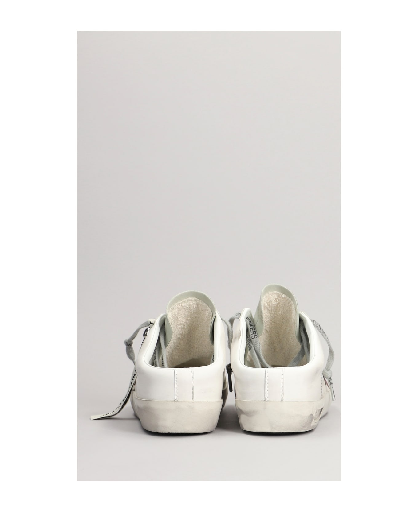 Bio Based Sneakers In White Suede And Leather - 4
