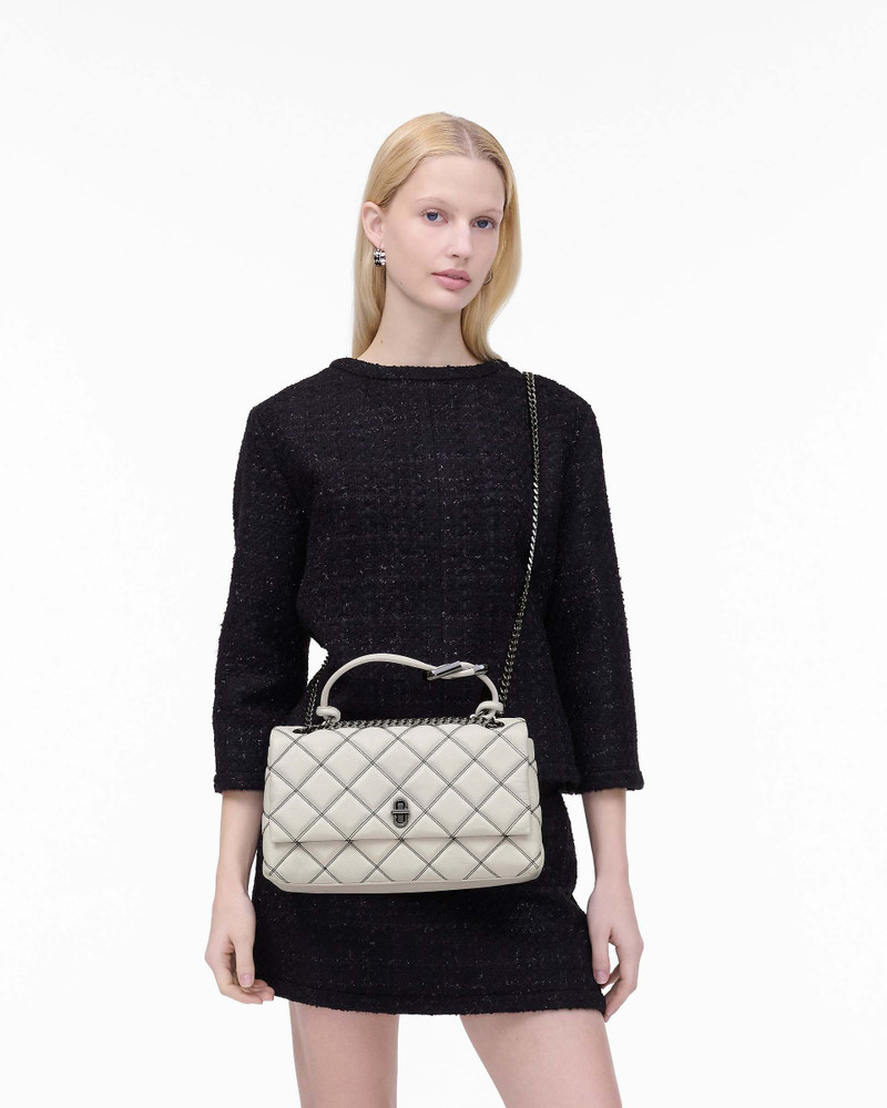 THE BI-COLOR QUILTED DUAL CONVERTIBLE SHOULDER BAG 8