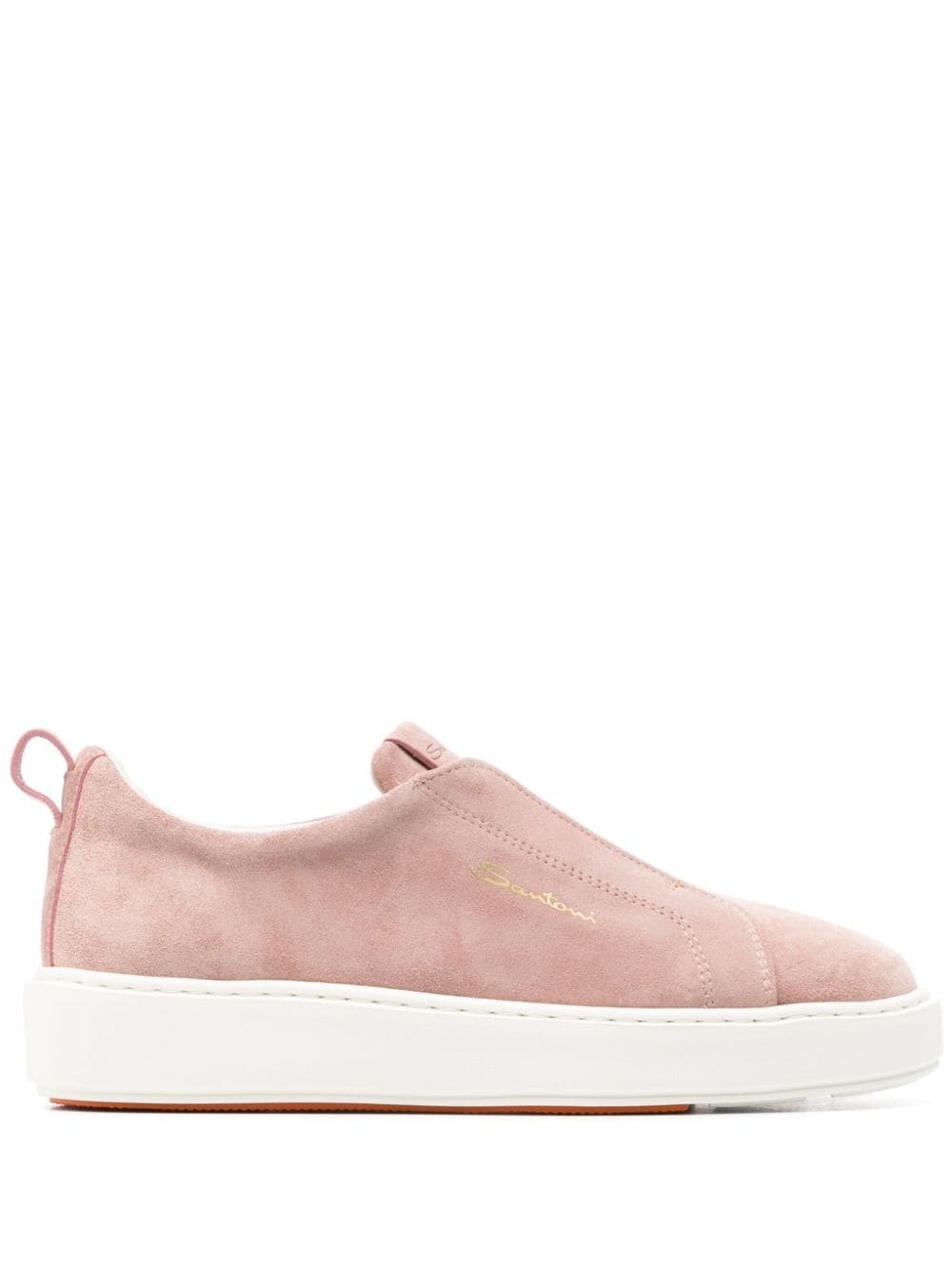 slip-on suede sneakers - 1