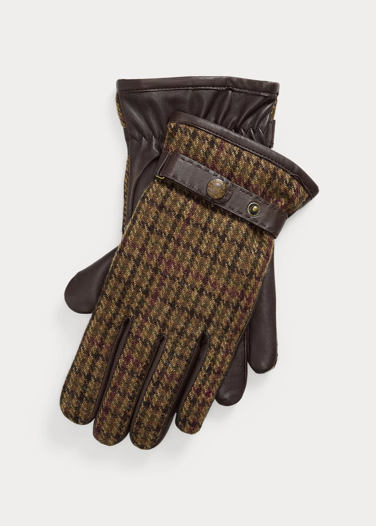 Cashmere-Lined Wool & Sheepskin Gloves - 1