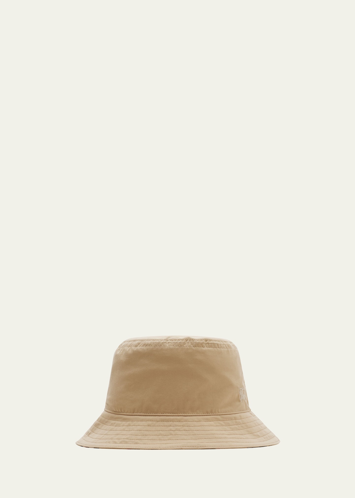 Gabardine Reversible Check-Print Bucket Hat - 1