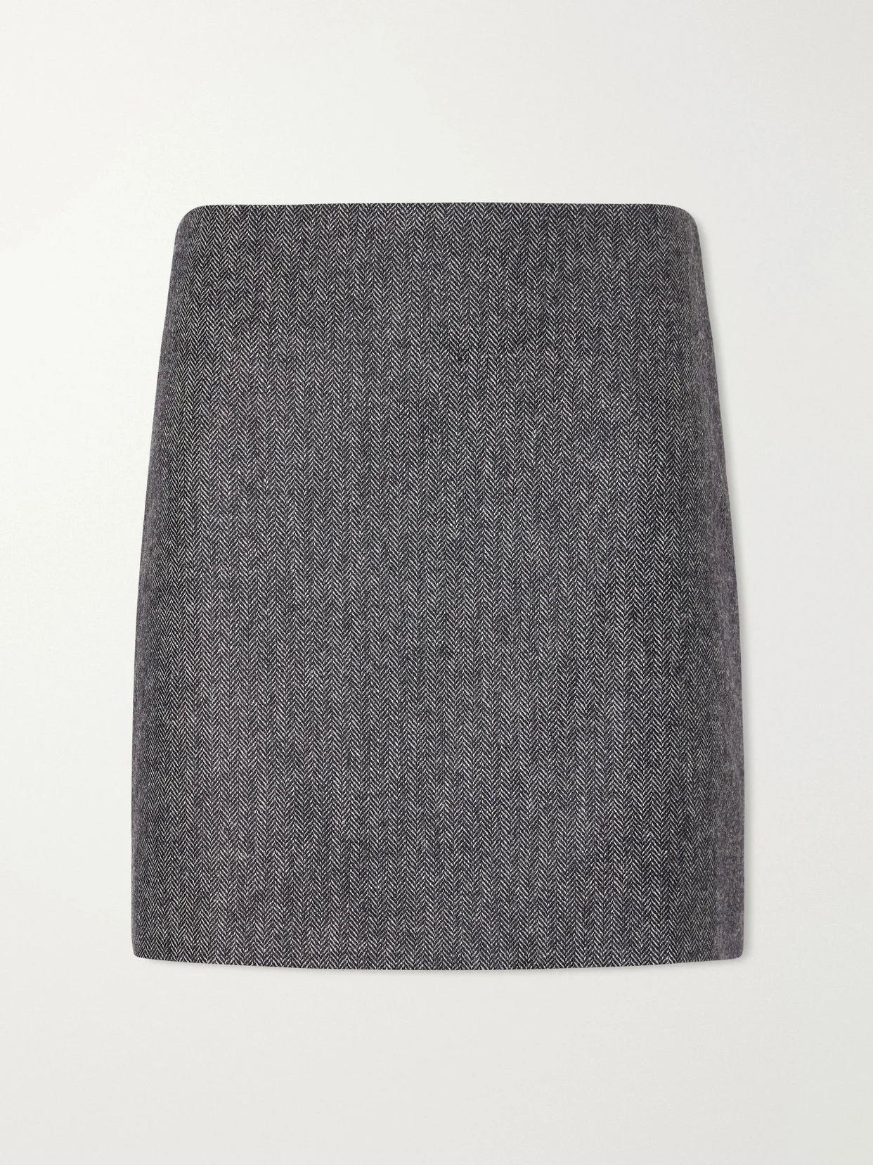 Coci Herringbone Wool-blend Mini Skirt - 1