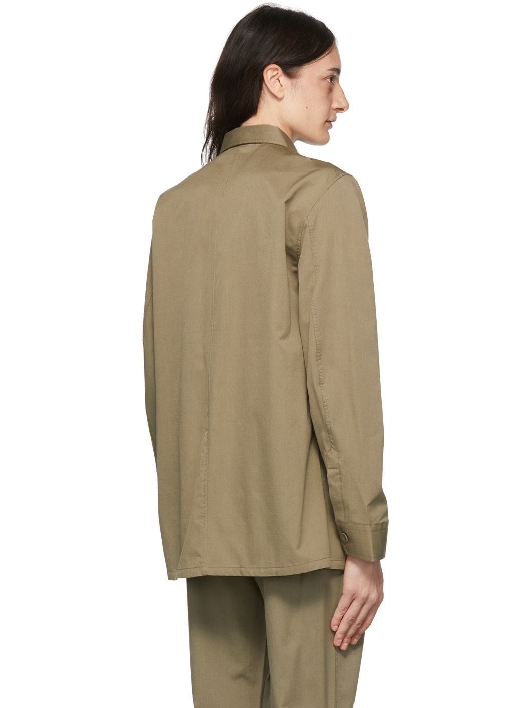 Brown Wool Shirt - 3