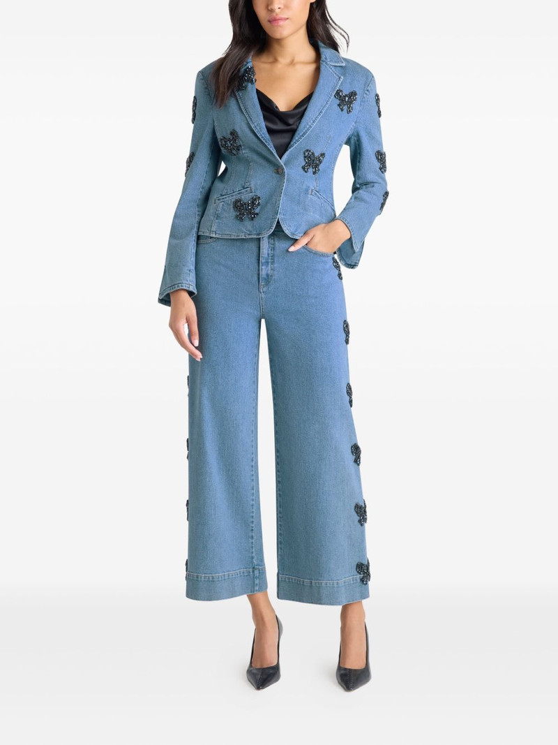 Cinq à Sept Le Petit Khloe bow-detail long-sleeve blazer outlook