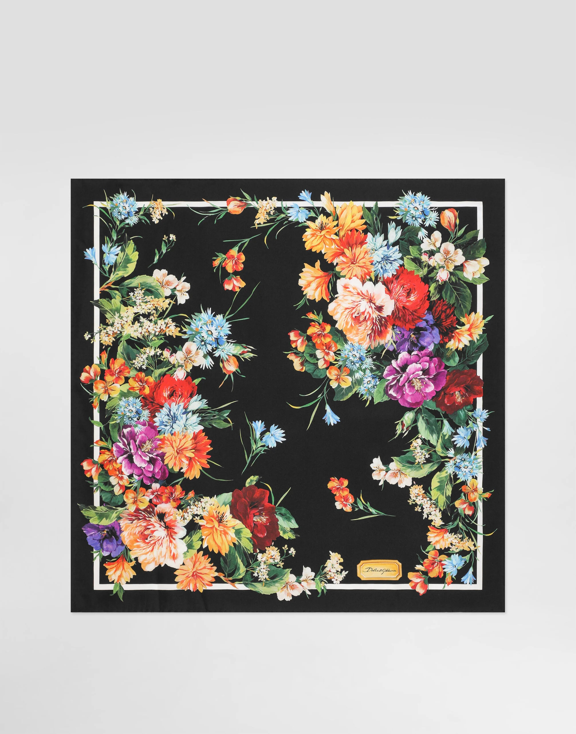 70x70 silk twill foulard - 1