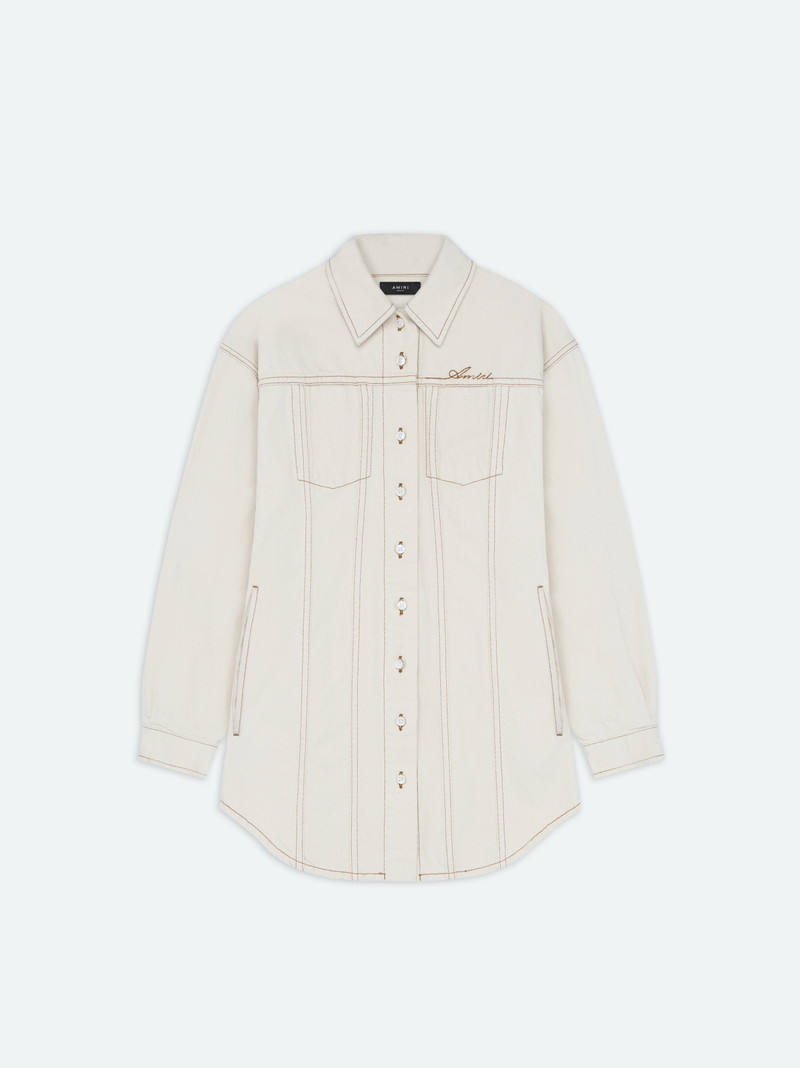 AMIRI SCRIPT SHIRT DRESS 1