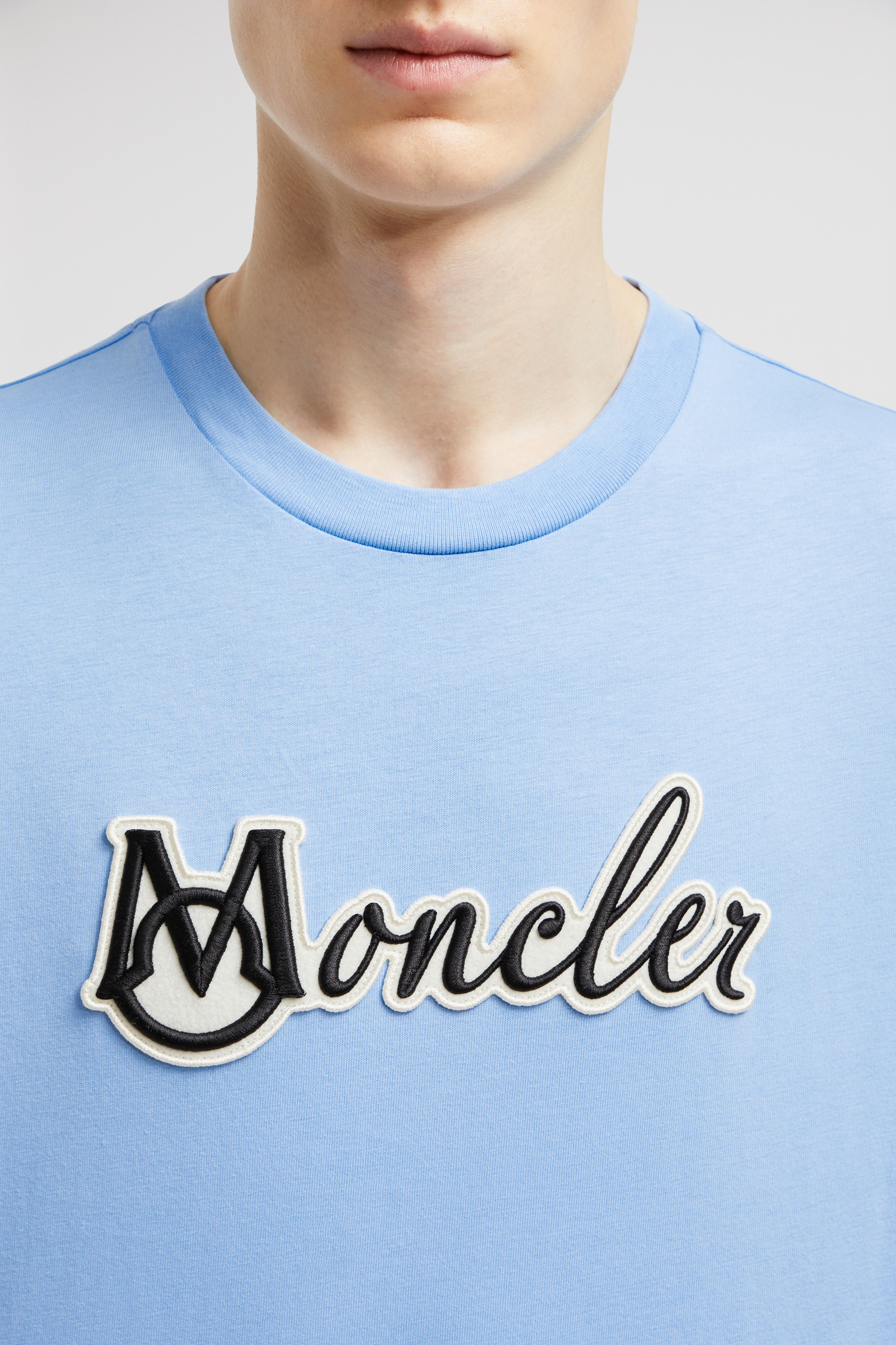 Embroidered Varsity Logo Cotton T-shirt - 6