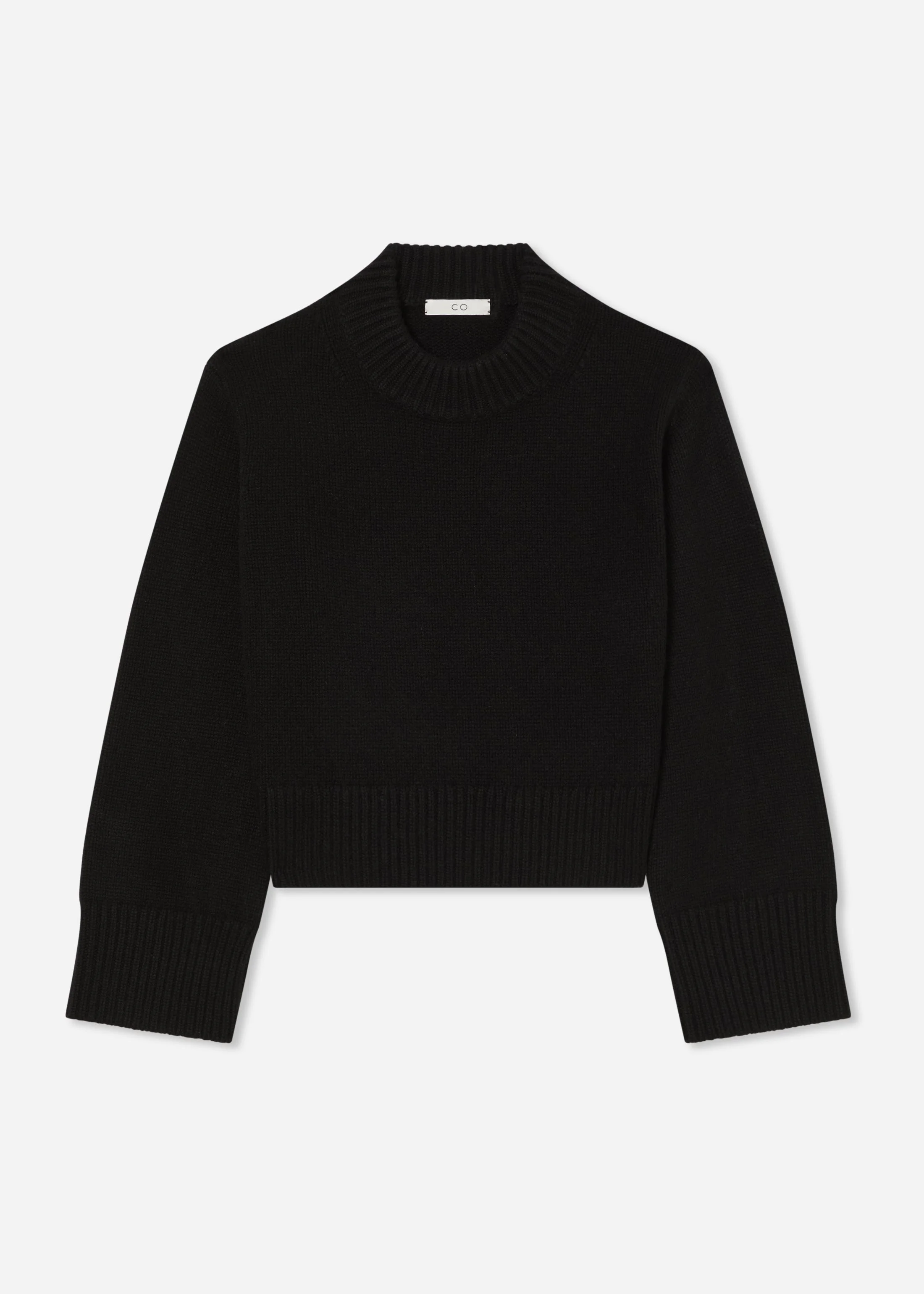 Cropped Oversized Sweater in Cashmere - 1
