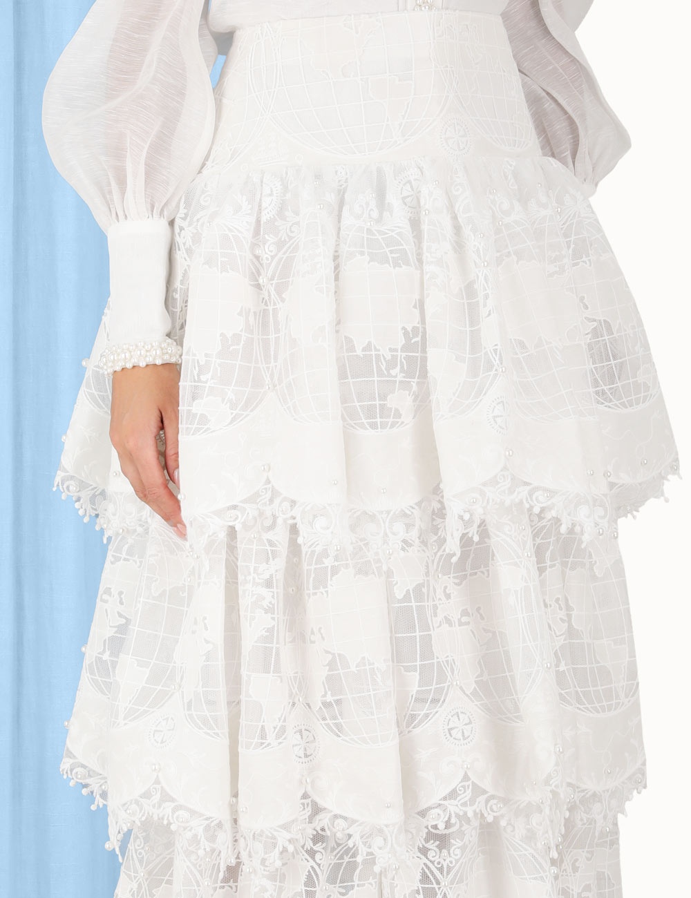 HIGH TIDE EMBROIDERED SKIRT - 5