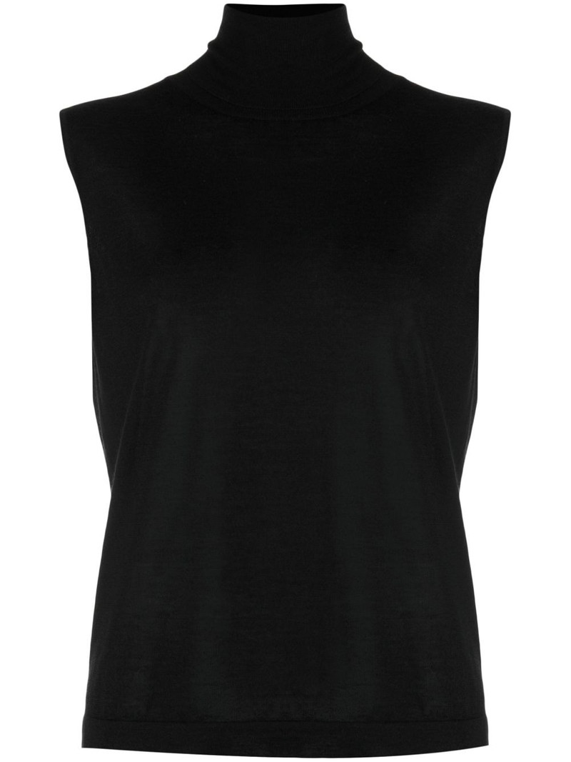 roll-neck knitted top 1