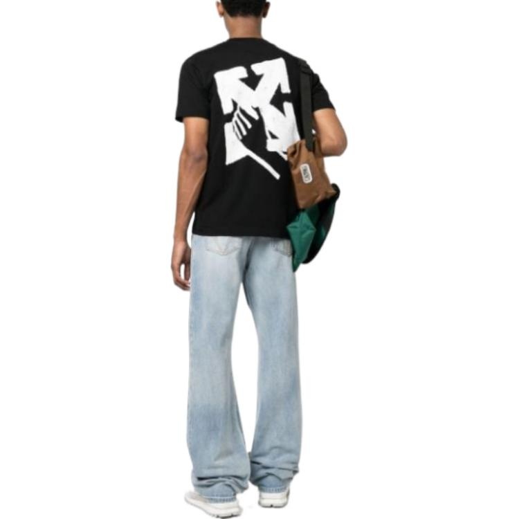 Off-White Logo Print Tee OMAA027S23JER0071001 - 4