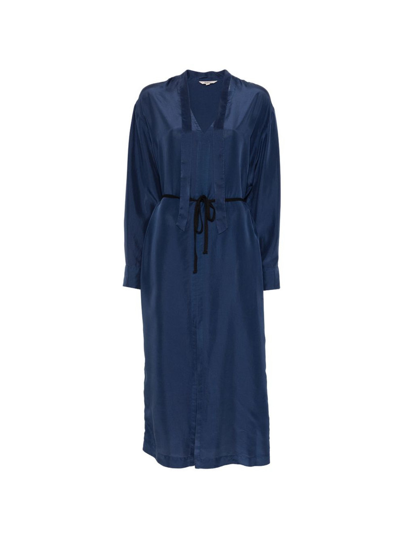 V-neck midi dress 1