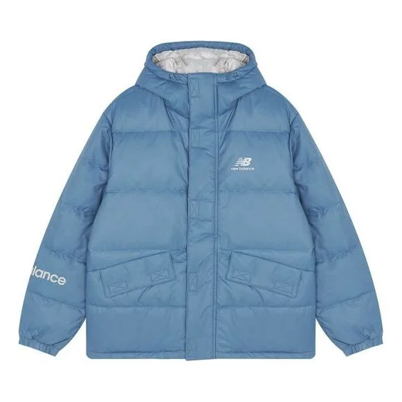New Balance Logo Down Jacket 'Sky Blue' AMJ13334-WAB - 1