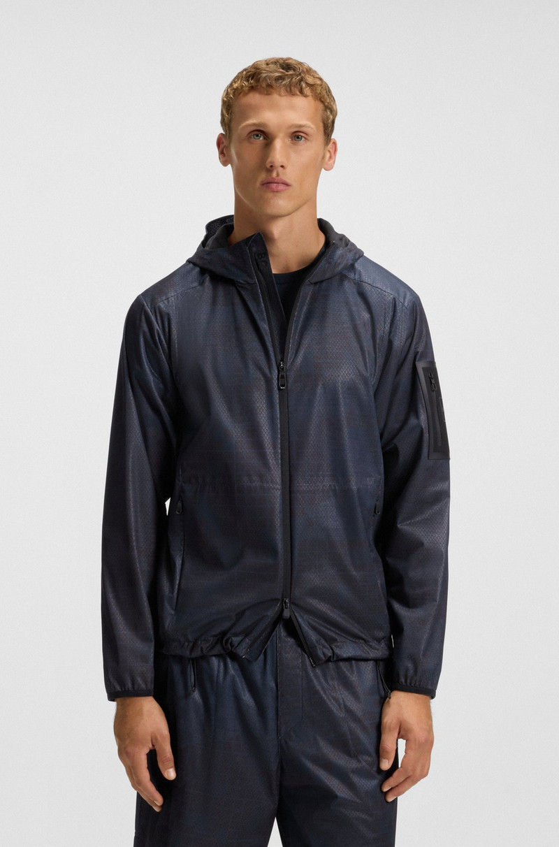 HOODED PARKA JACKET WITH ALL-OVER PRINT 2