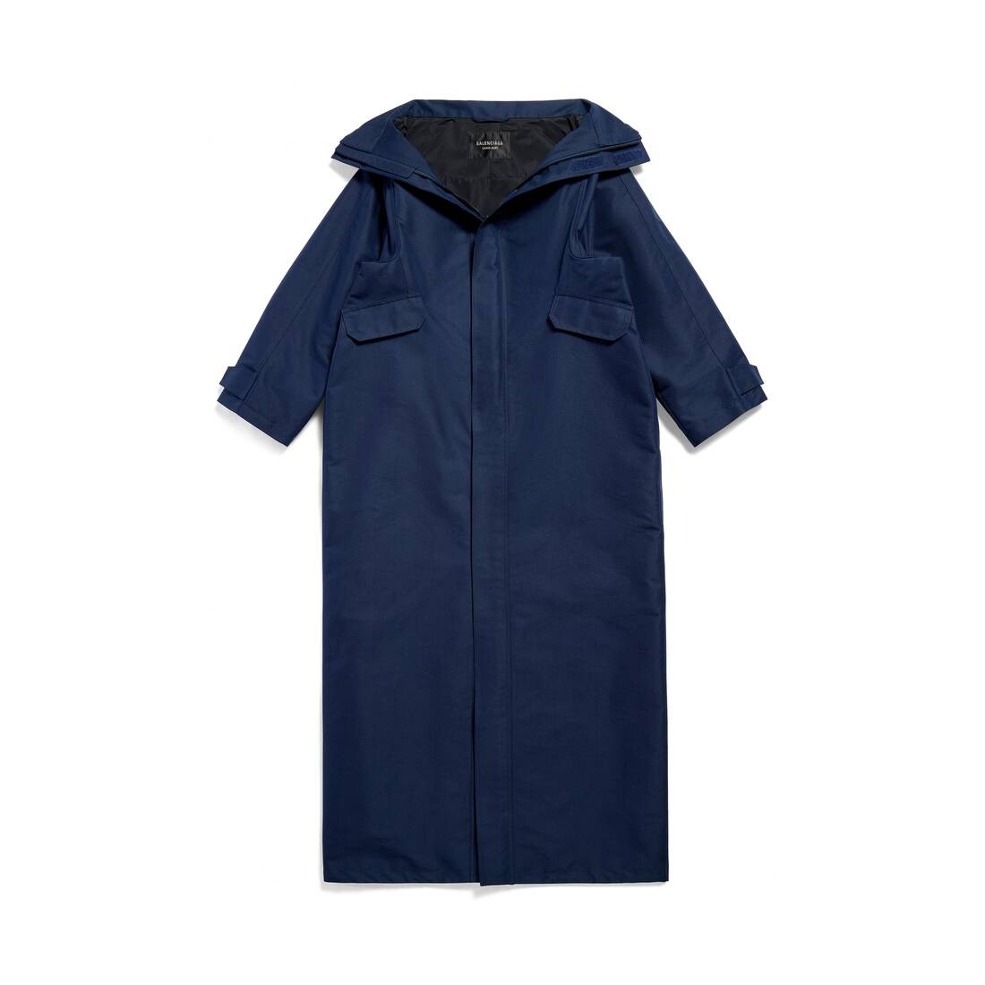 Women's Swing Maxi Parka in Dark Blue - 1