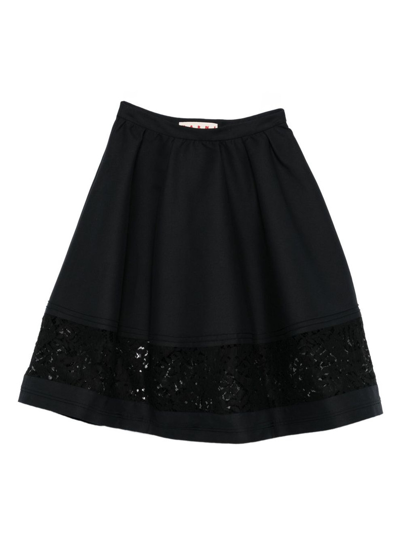 embellished cotton skirt 1