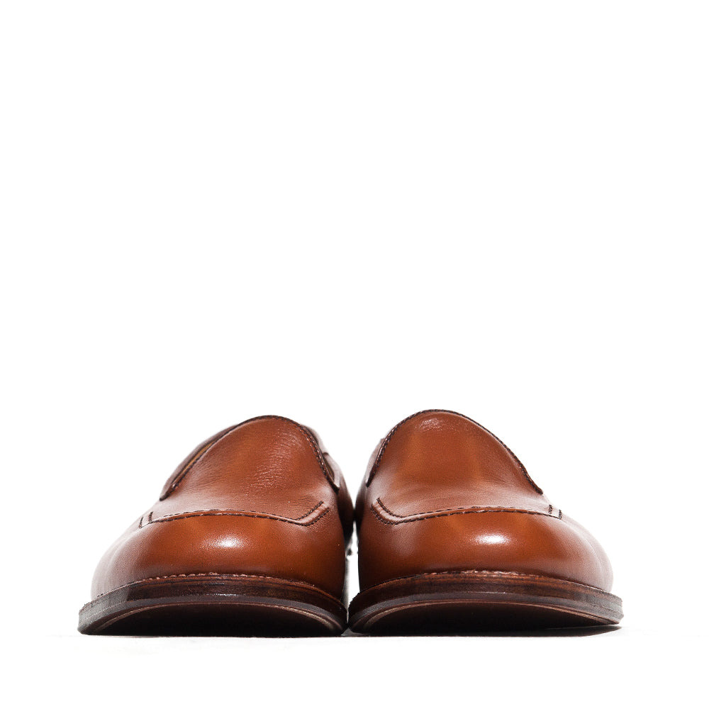 Cognac Lady Calf Slip On With Mocc Stitch - 3