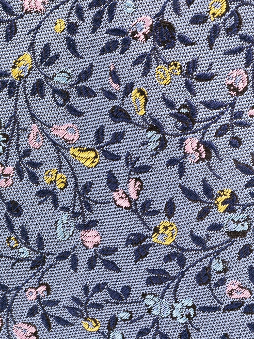 floral silk tie - 2