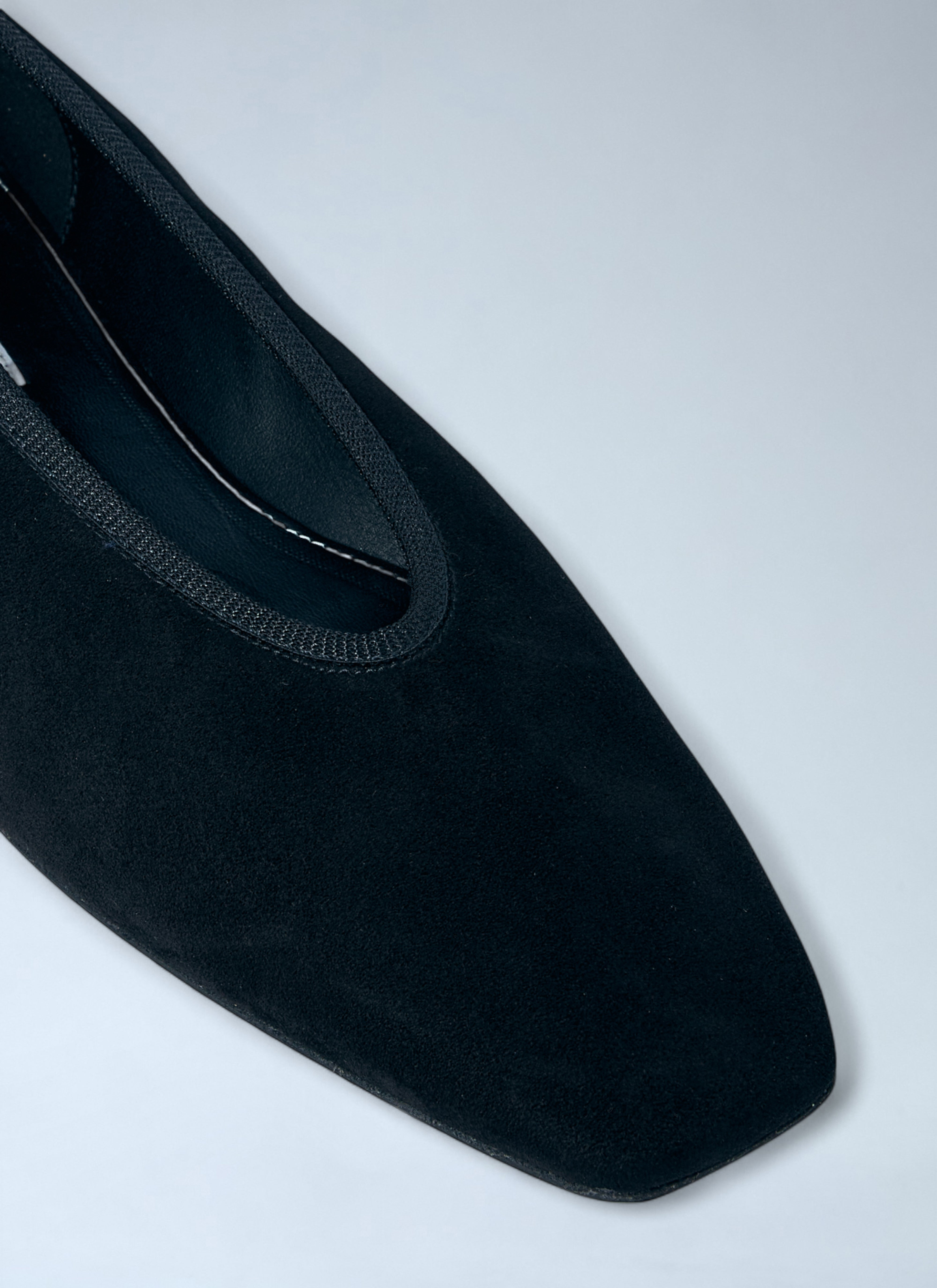 Toteme Women Minimalist Suede Ballerinas Flats - 3