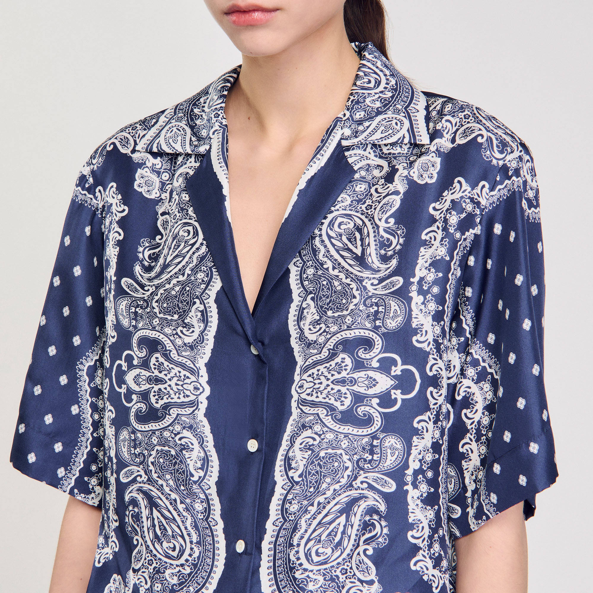 BANDANA PRINT SHIRT - 3