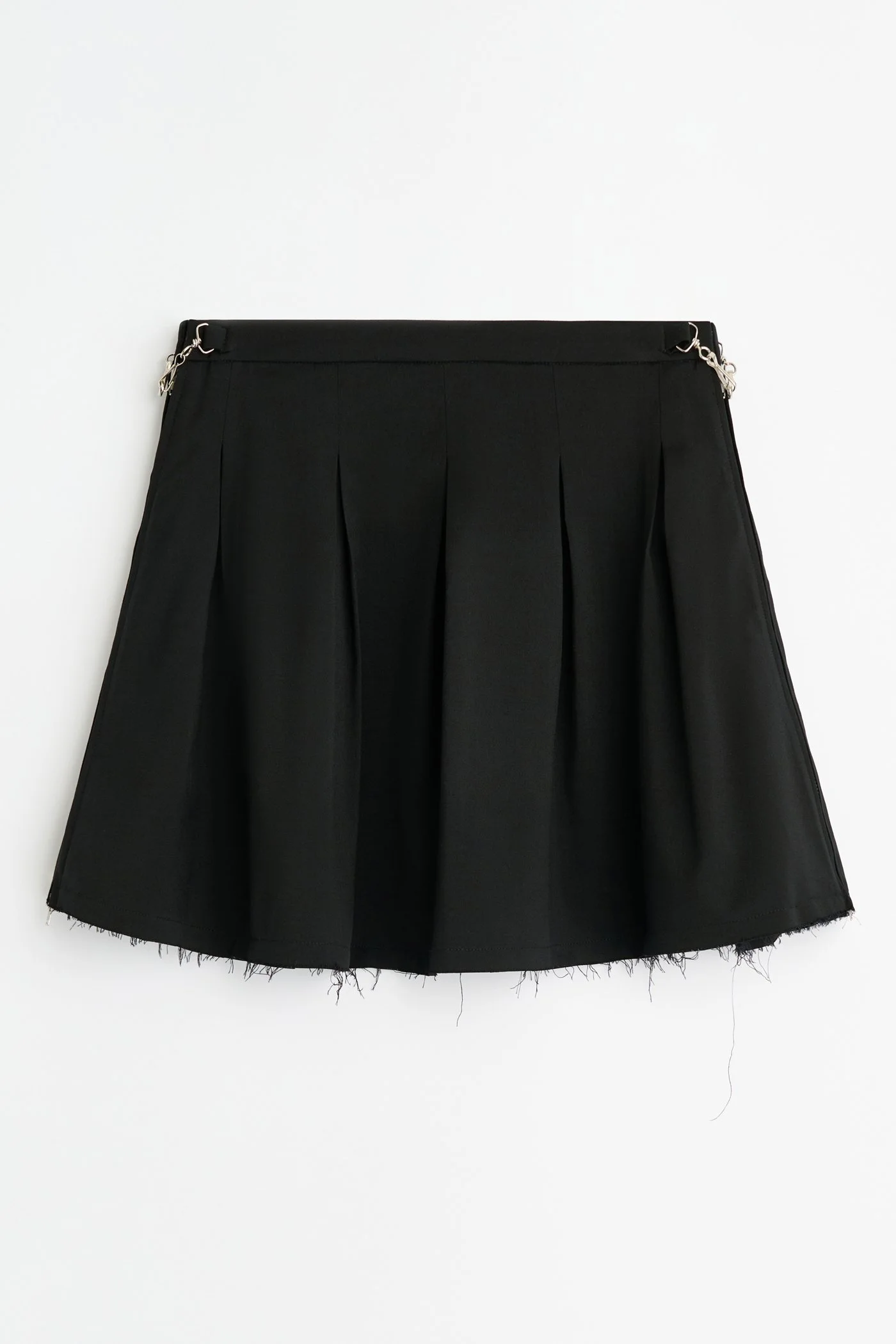 Object Skirt Black Worsted Wool - 1