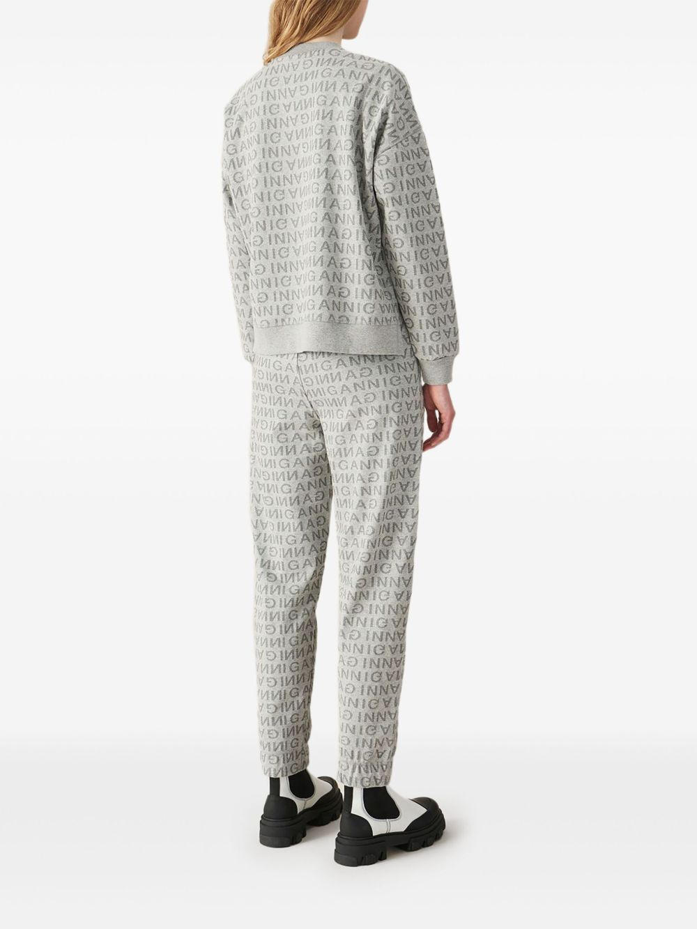 logo-print track pants - 3