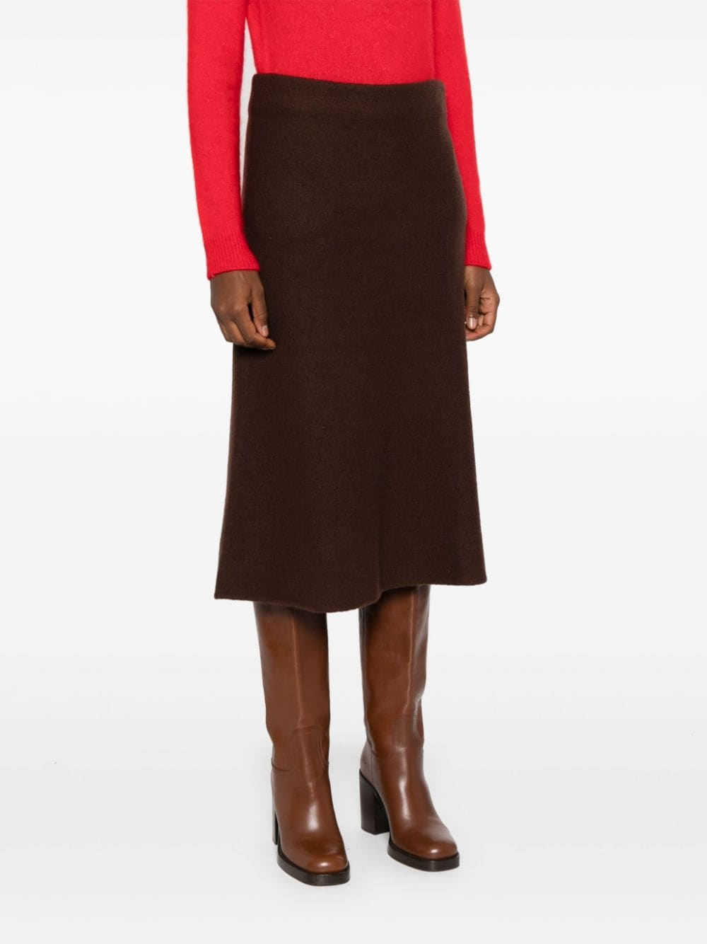 A-line midi skirt - 3