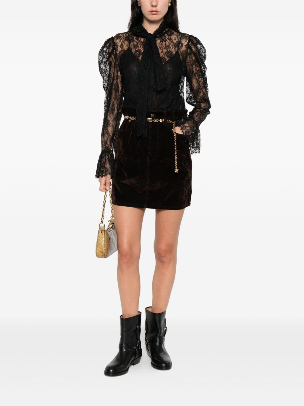 floral-lace blouse - 2