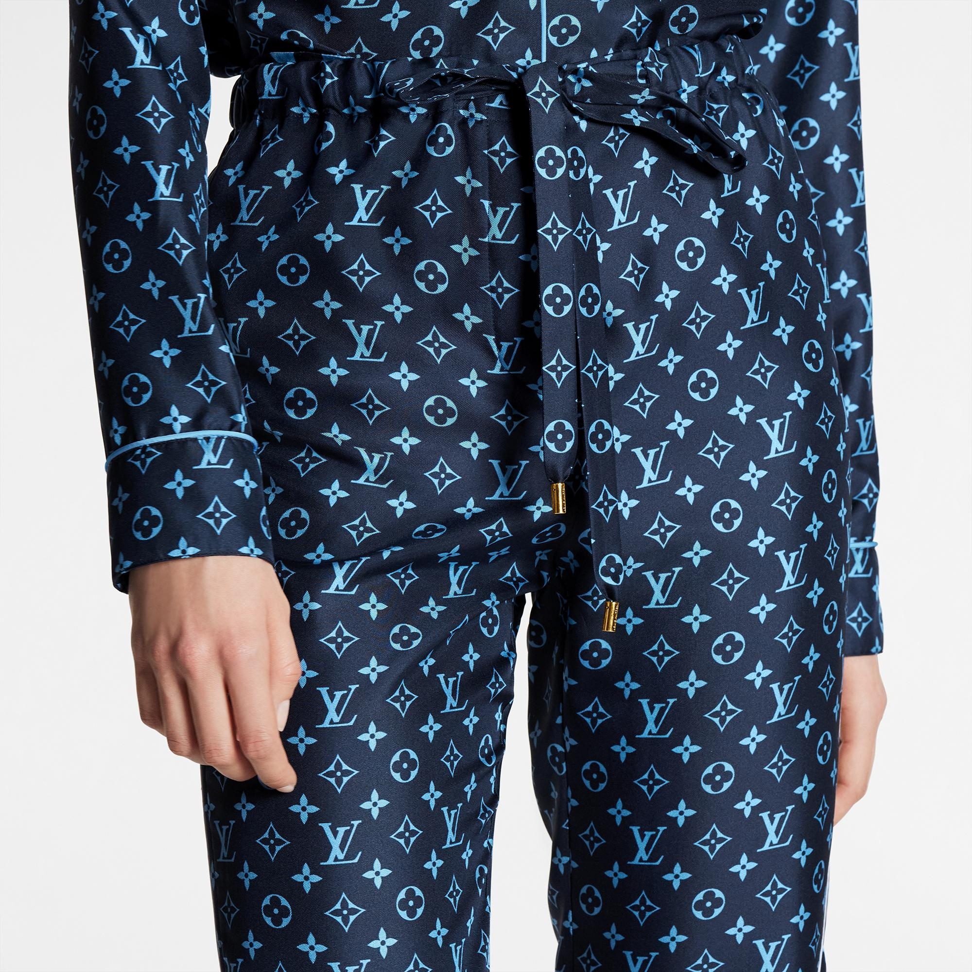 Midnight Monogram Pajama Pants - 4