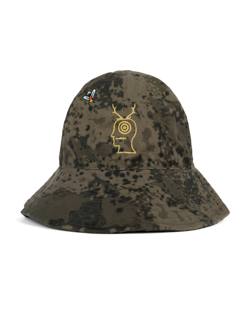 Brain Dead x South2 West8 Fishing Bucket Hat - Grey 1