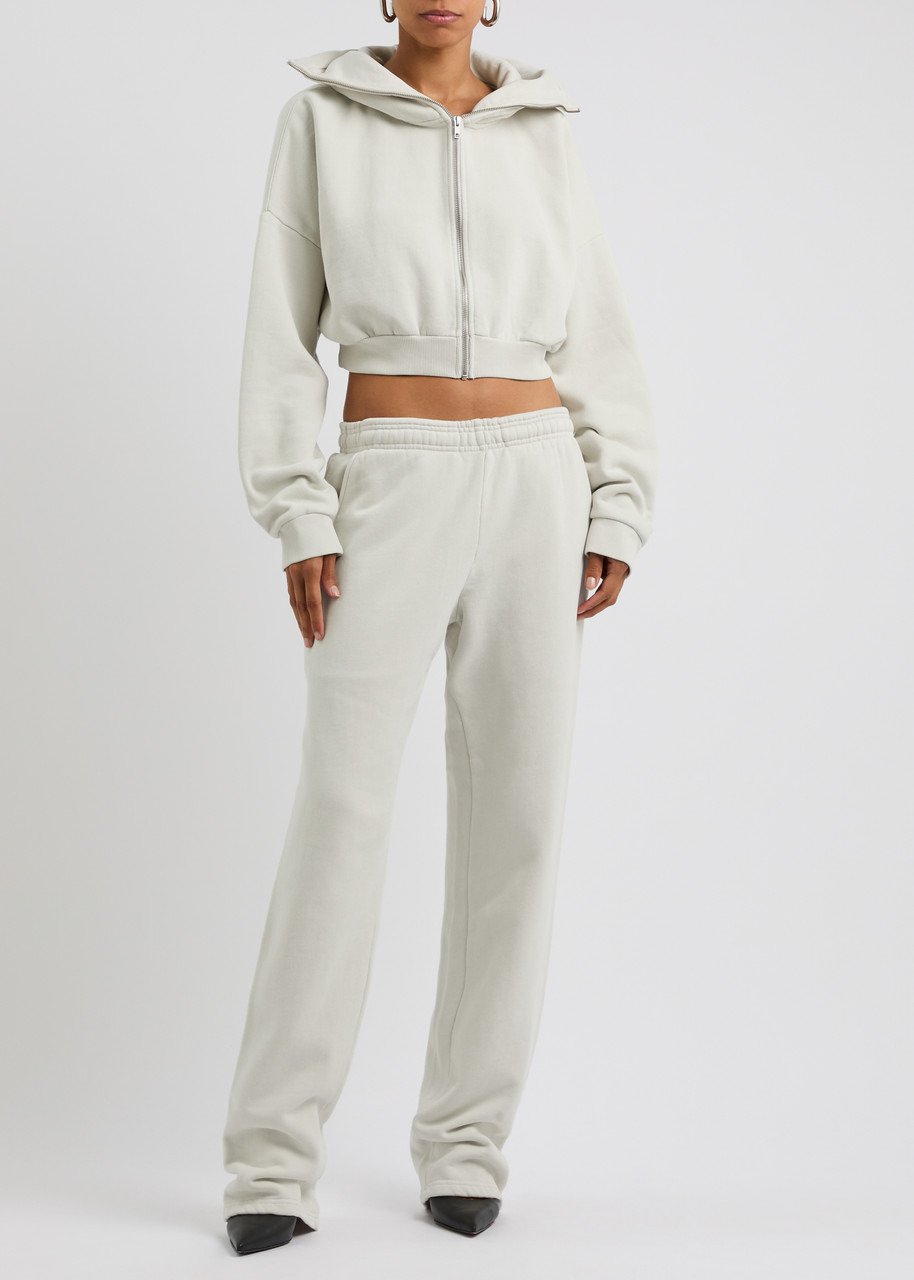 Entire Studios Cropped Hooded Cotton Sweatshirt - 4