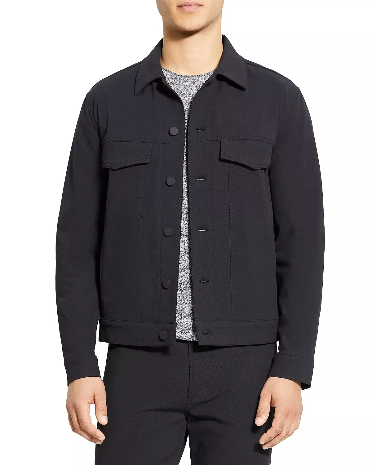 River Stretch Neoteric Twill Trucker Jacket - 1