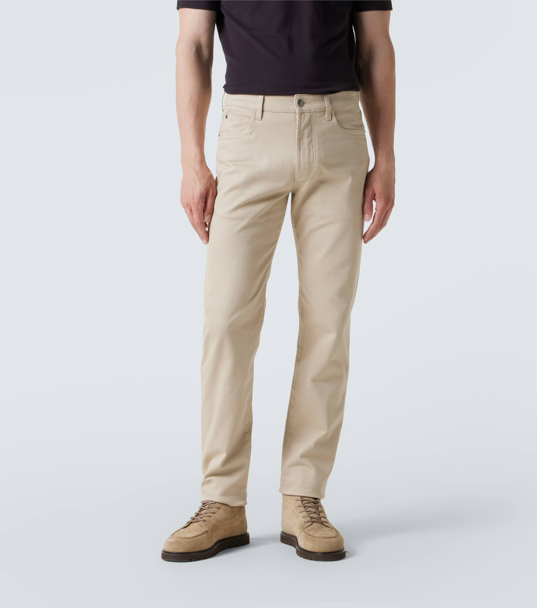 Cotton straight pants - 3