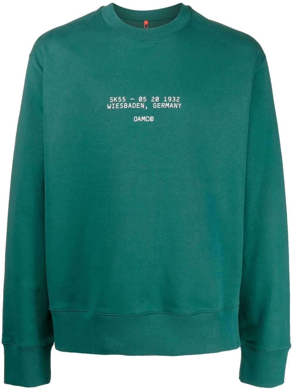 Audio slogan-print sweatshirt - 1