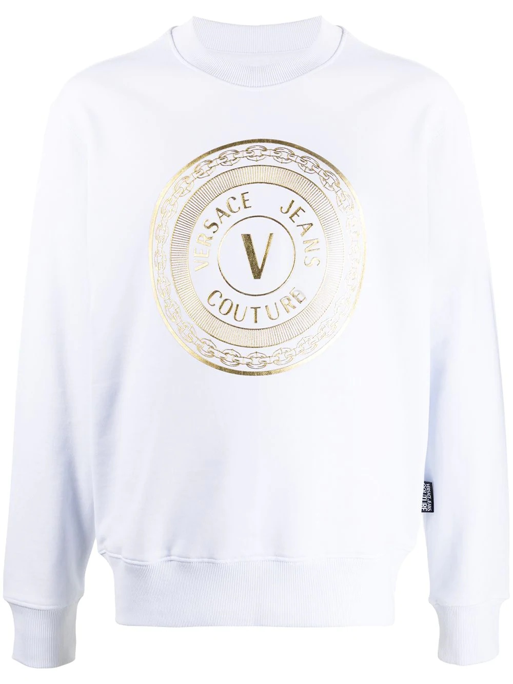 logo print sweatshirt - 1