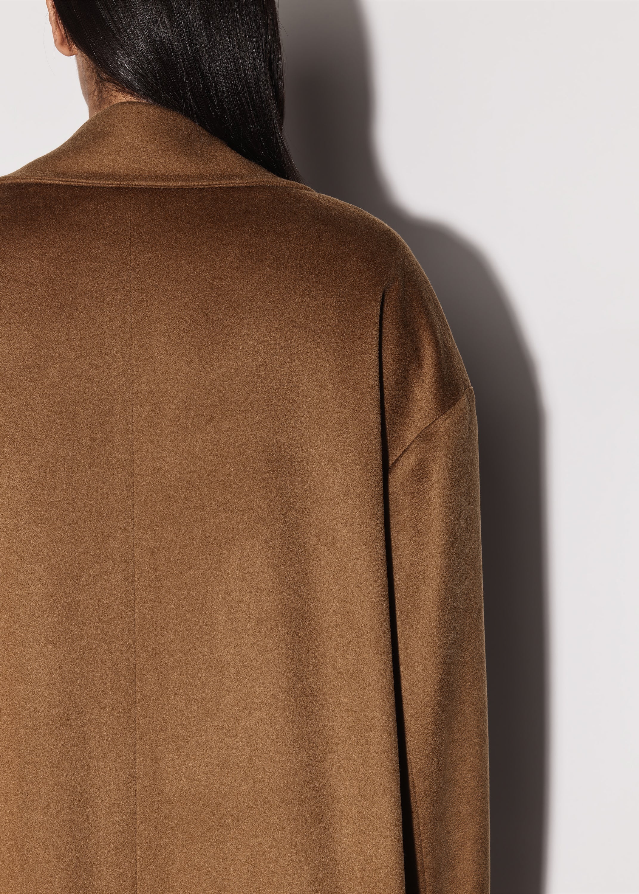CASHMERE SINGLE BREASTED COAT - 6