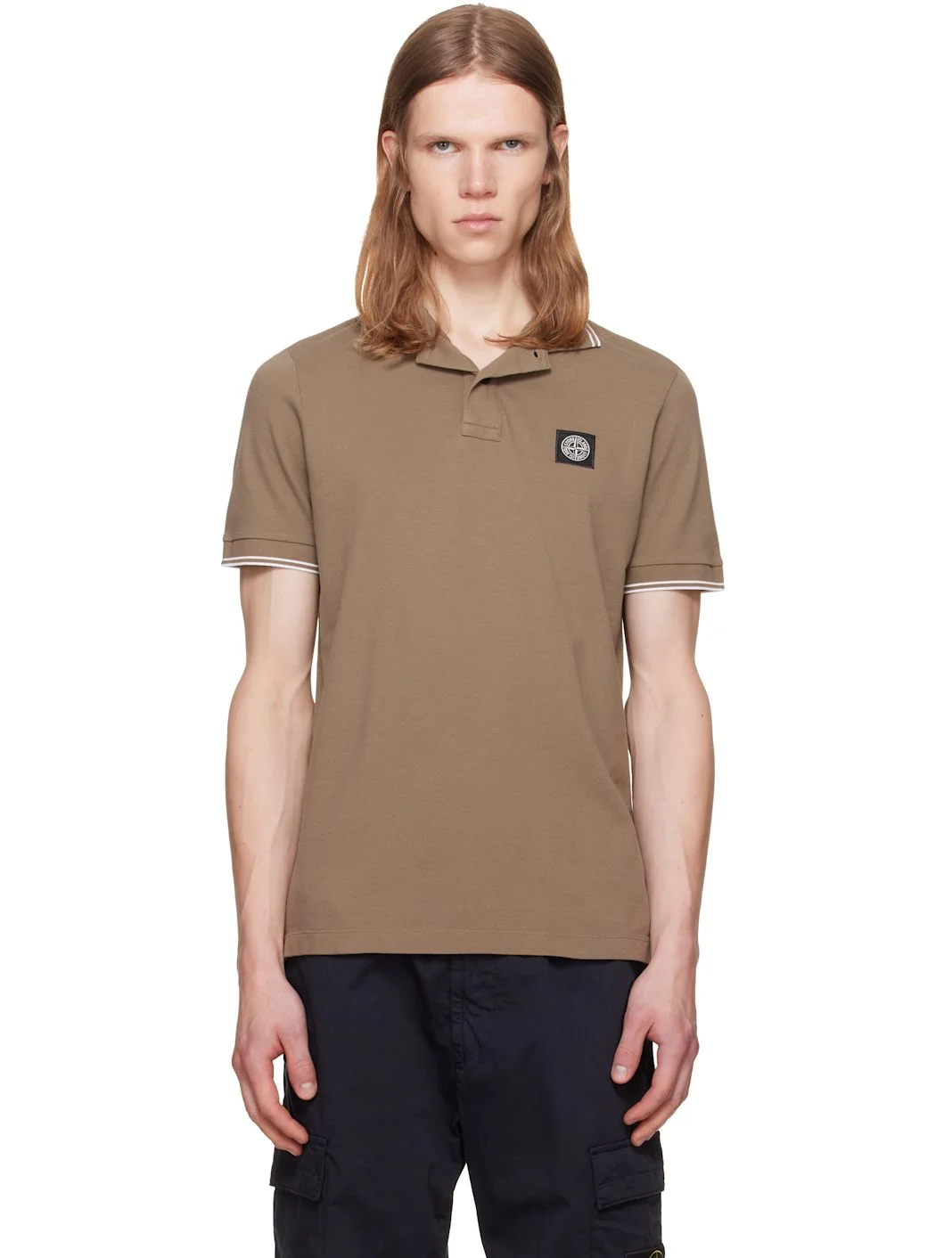 Khaki 2200010 Organic Cotton Piqué Polo - 1