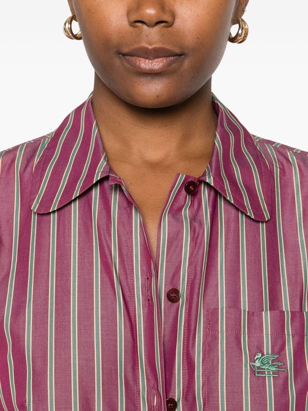 striped long-sleeve shirt - 5