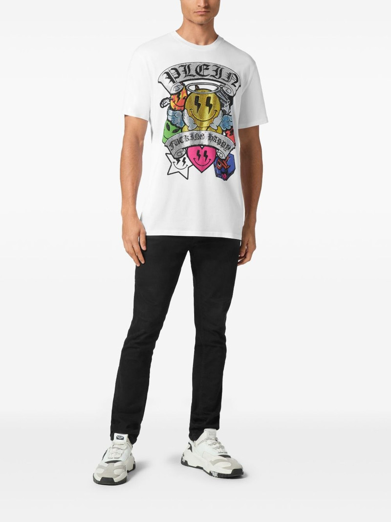 PHILIPP PLEIN Strass Smile T-shirt outlook
