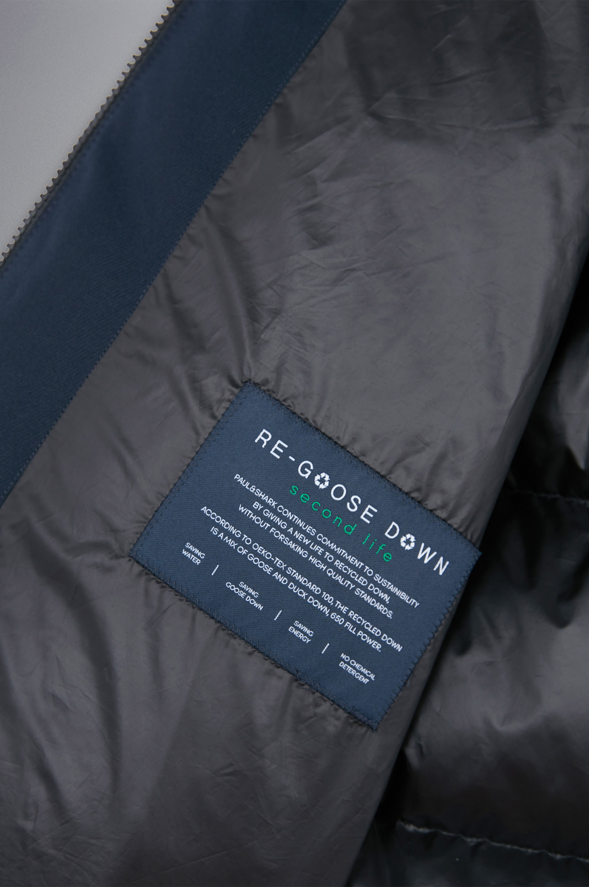 HYBRID DOWN JACKET IN IRIDESCENT NYLON AND TECHNICAL FABRIC - 5