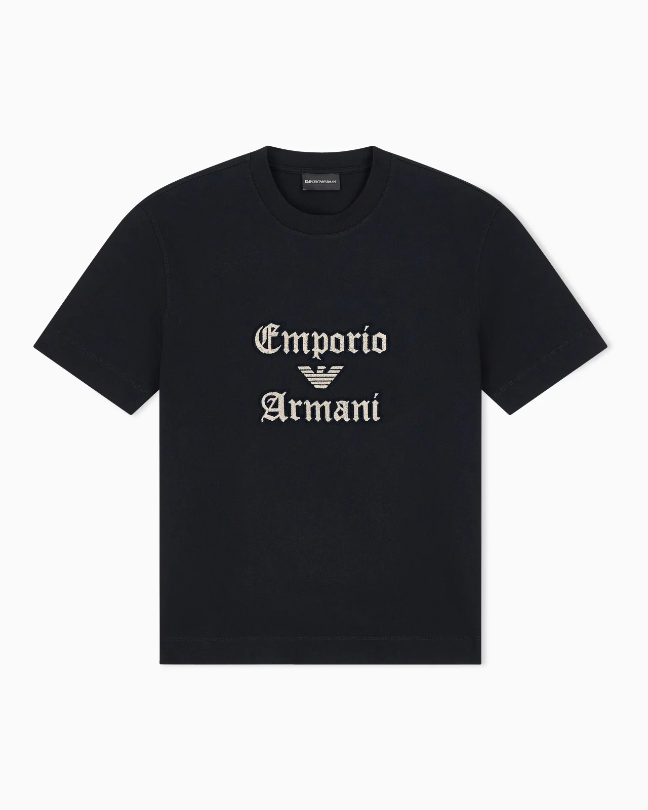 HEAVY JERSEY T-SHIRT WITH SOFT EMBOSSED LOGO - 1