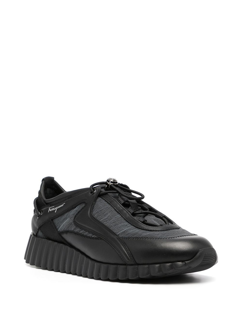 FERRAGAMO Pixie toggle-fastening sneakers outlook
