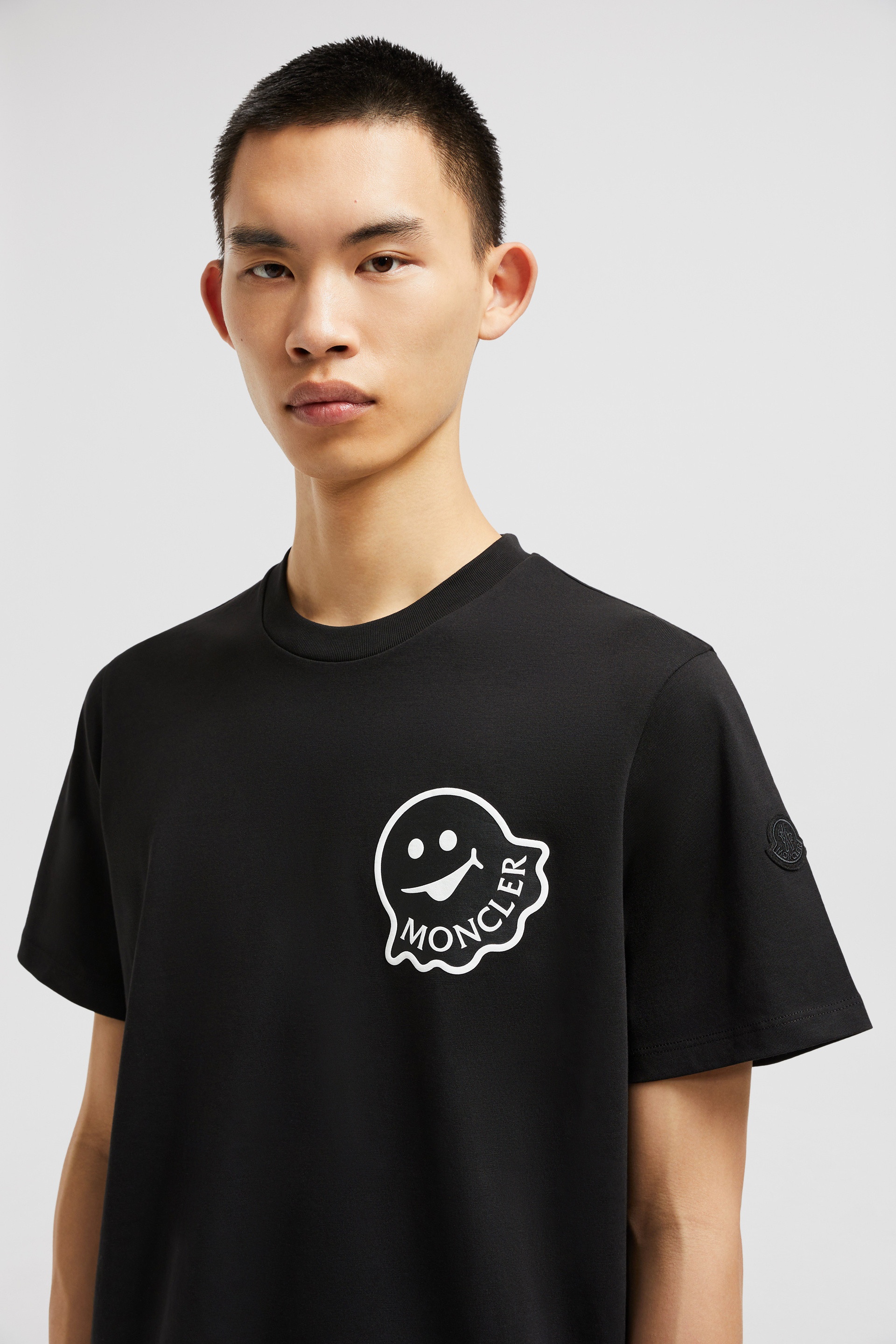 Cartoon Logo Cotton T-Shirt - 4