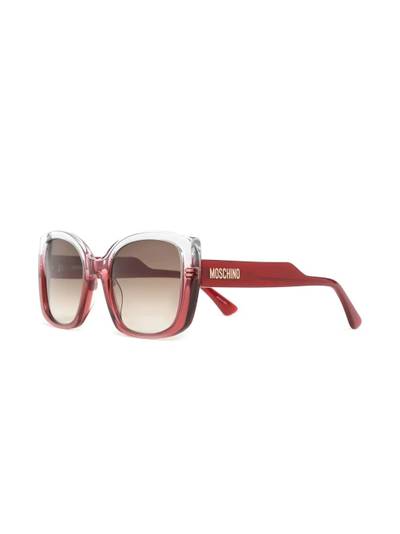 Moschino square tinted sunglasses outlook