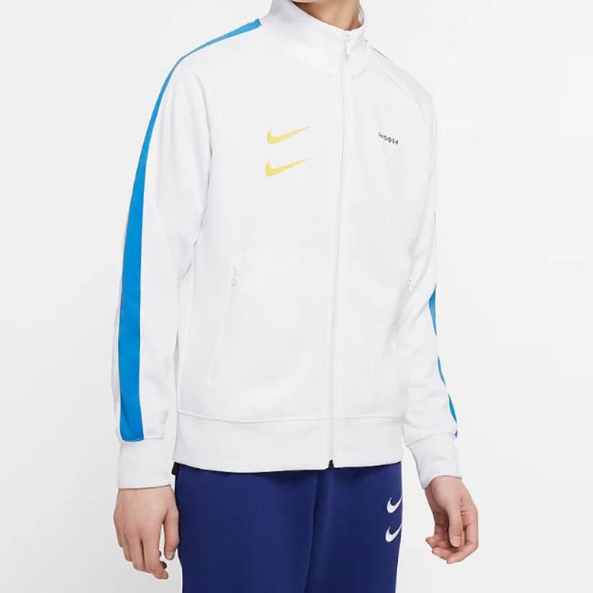 Nike Sportswear Swoosh Retro Sports Jacket White CJ4885-100 - 3