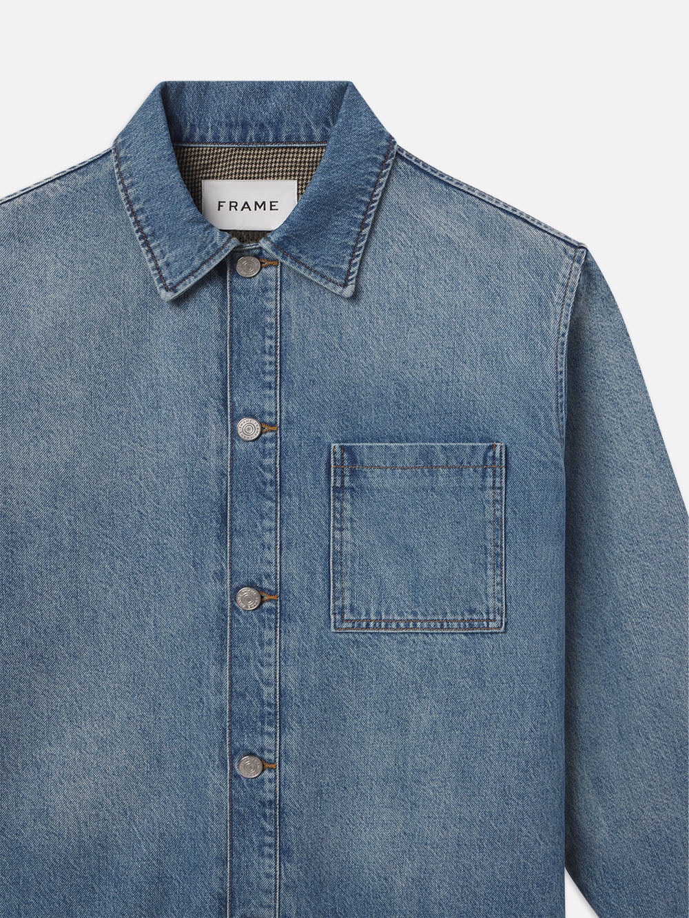 Denim Shirt Jacket in Frequency - 2
