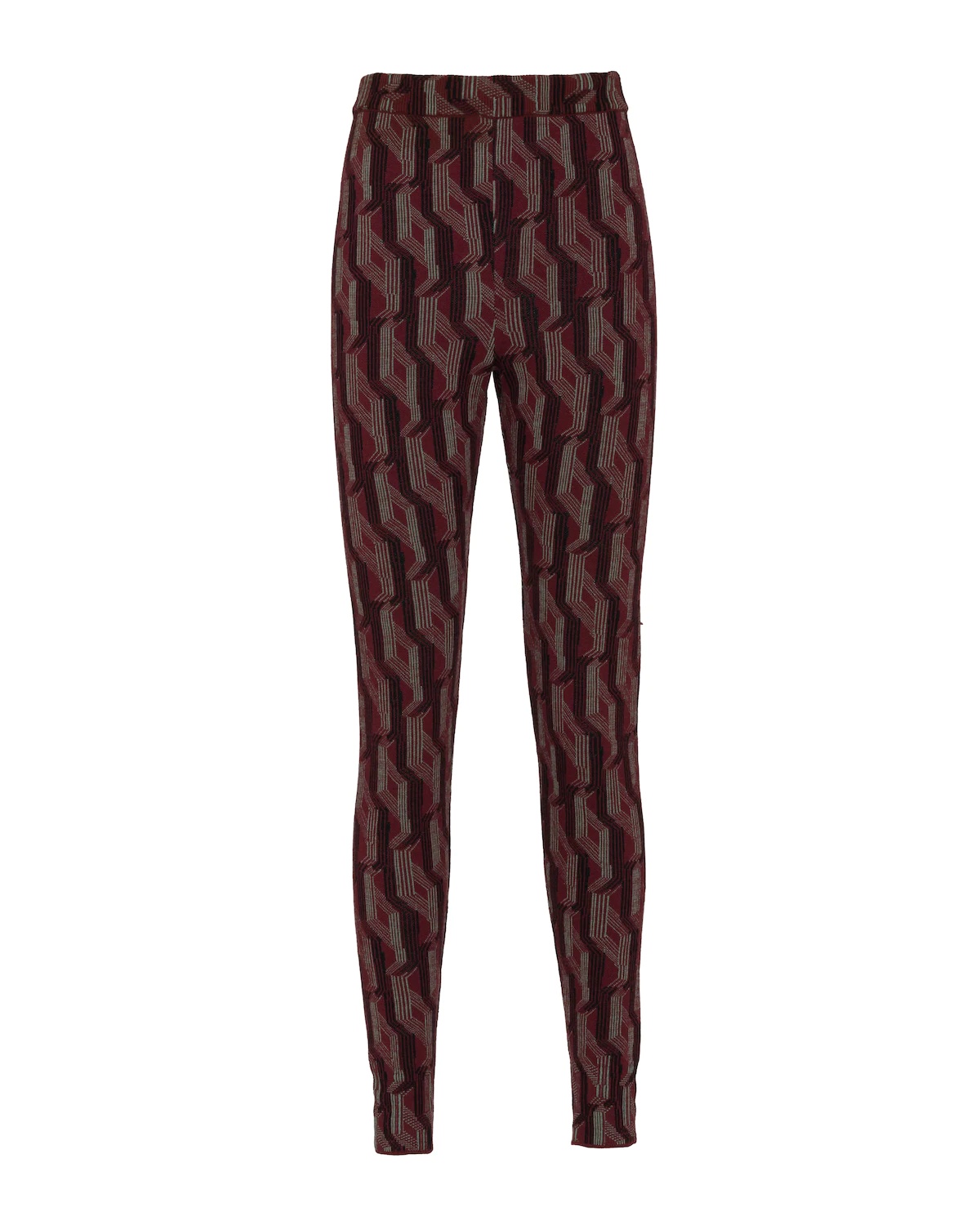 Superfine wool jacquard leggings - 1