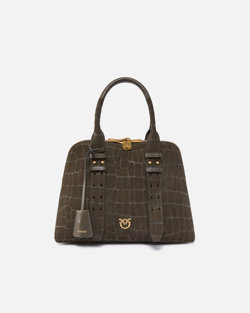 ESCAPE BAG SMALL HANDBAG IN CROCODILE-PRINT LEATHER 1