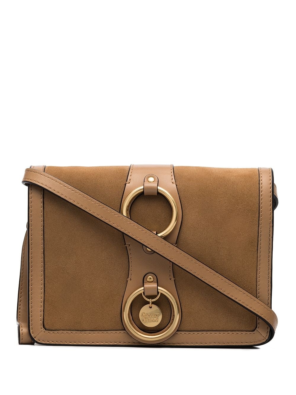 Roby suede crossbody bag - 1