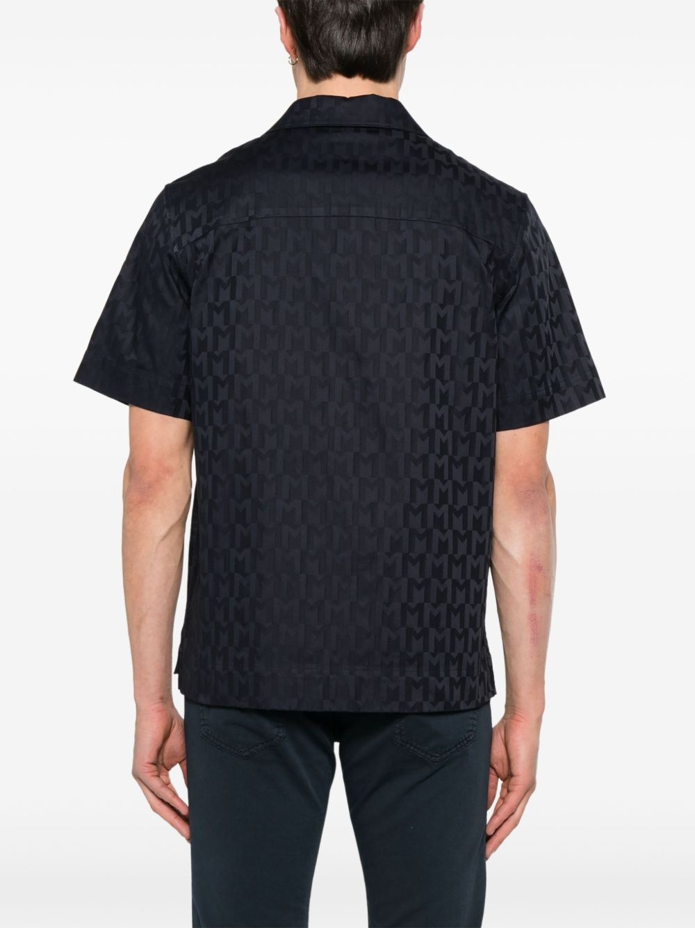 monogram-jacquard shirt - 4